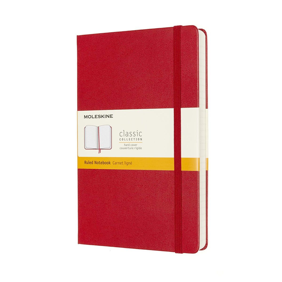 Moleskine Classic Notebook Expanded 400 Pages Hard Cover Scarlet Red