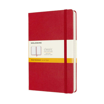 Moleskine Classic Notebook Expanded 400 Pages Hard Cover Scarlet Red