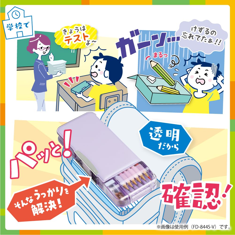 Sonic Pencil Case with Double-Sided Reinforcement for School Use