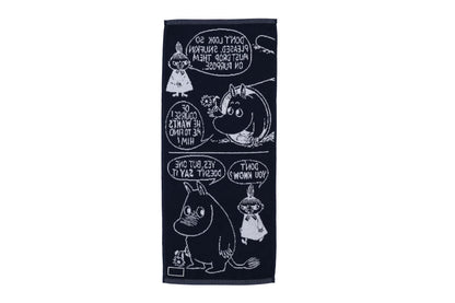 Marushin Moomin Jacquard Long Face Towel for Everyday Use