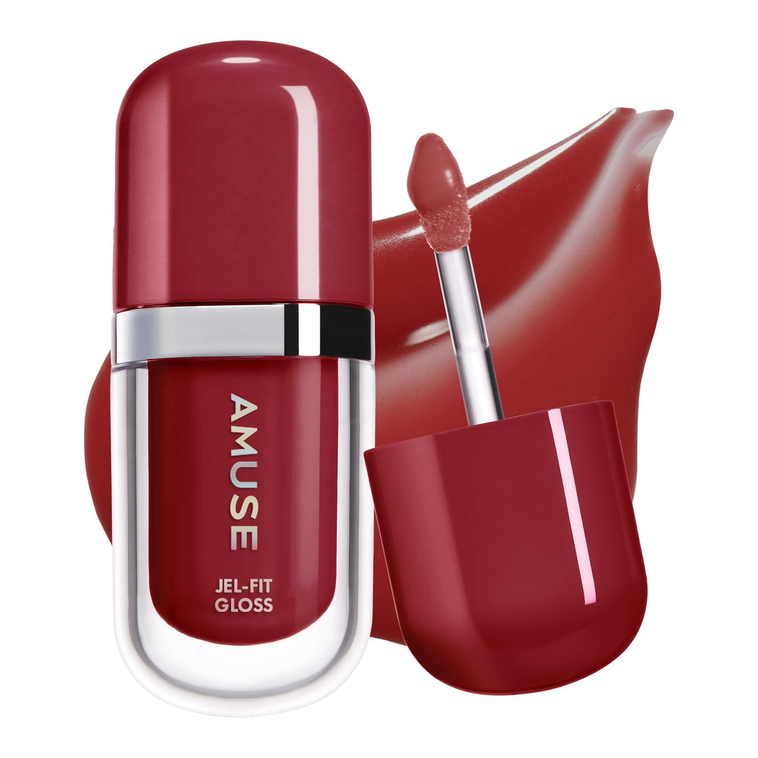 AMUSE Gel Fit Gloss Caffeine Cherry Gloss Lightweight Lip Gloss