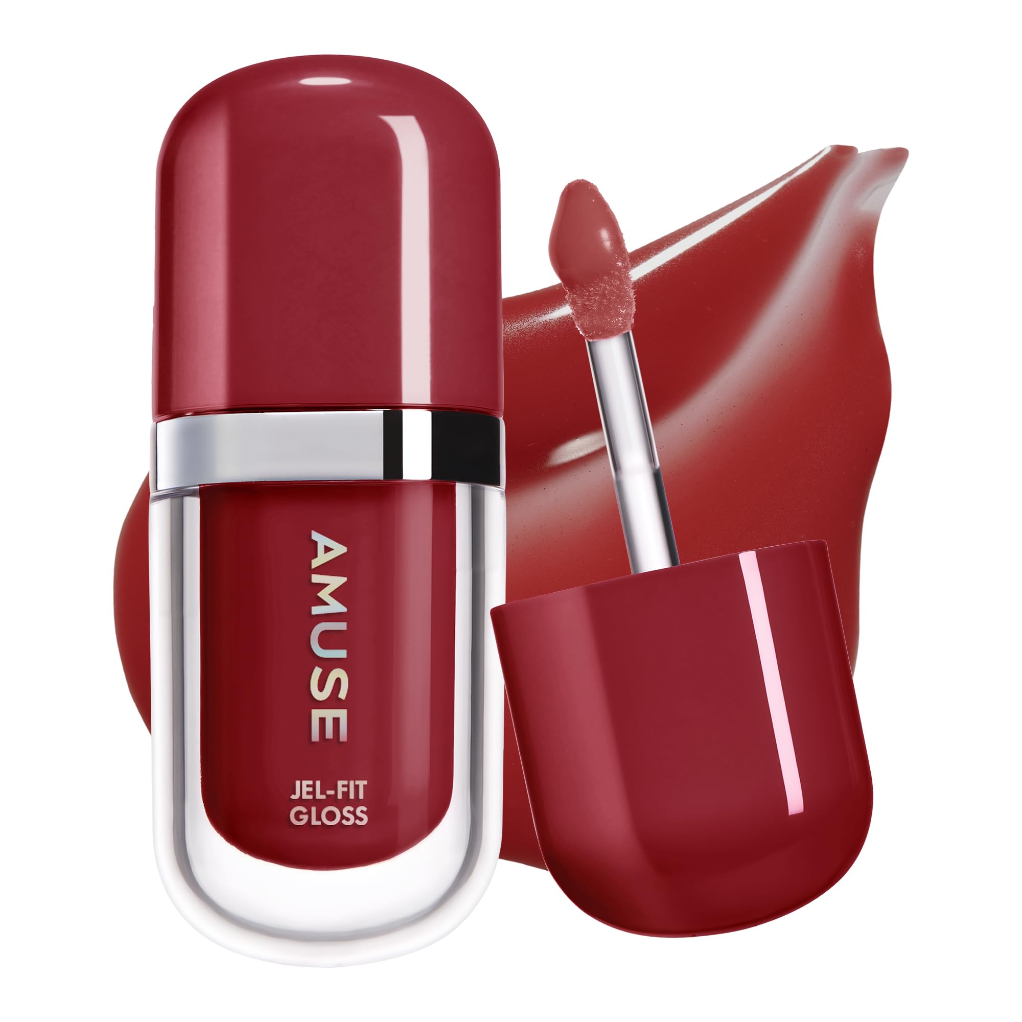 AMUSE Gel Fit Gloss Caffeine Cherry Gloss Lightweight Lip Gloss