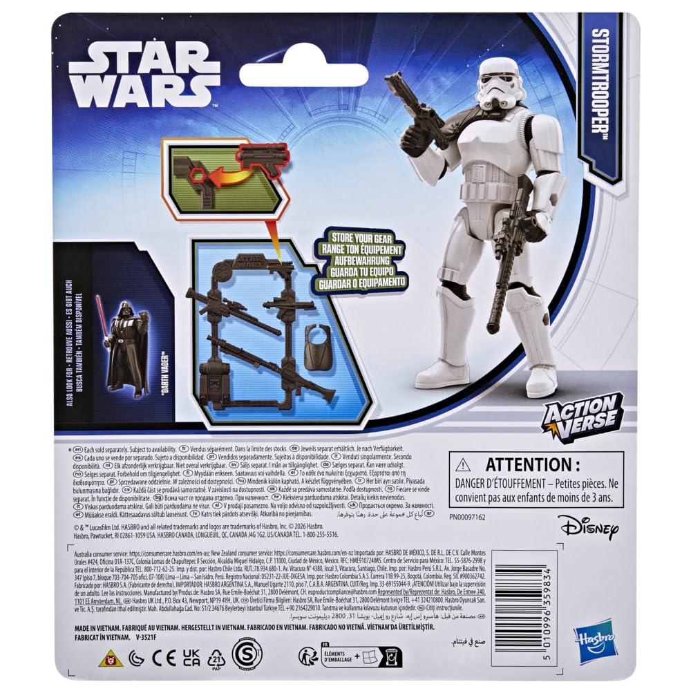 Hasbro STAR WARS Stormtrooper Action Figure 11 cm with Accessories