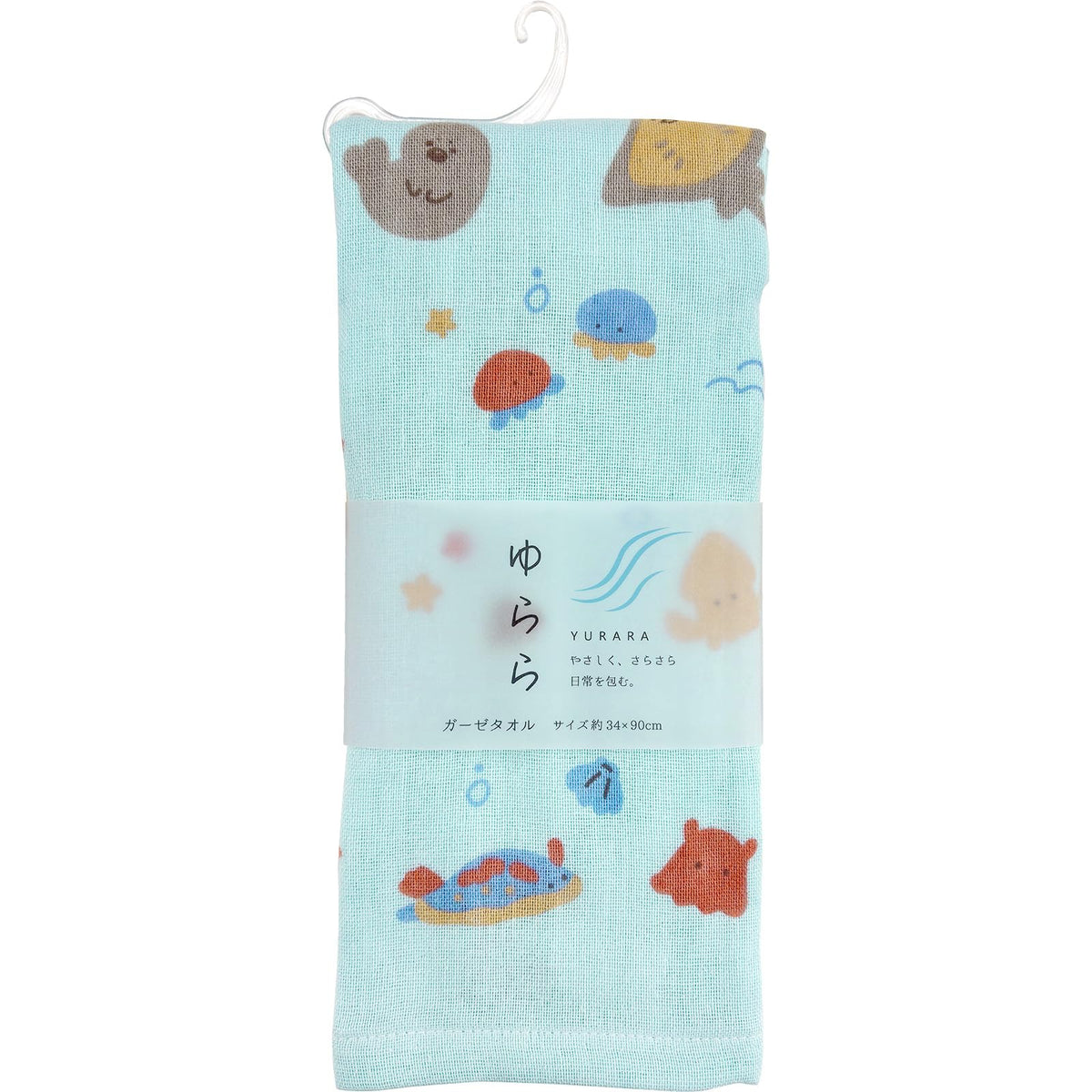 Hayashi Face Towel Set of 3 Animal Design 34x90cm