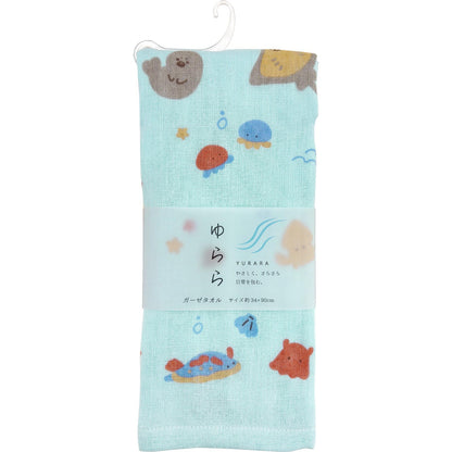 Hayashi Face Towel Set of 3 Animal Design 34x90cm