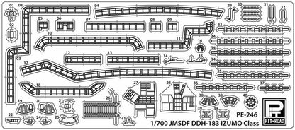 PIT-ROAD 1/700 Scale Model Detail Parts Set for DDH Izumo Class