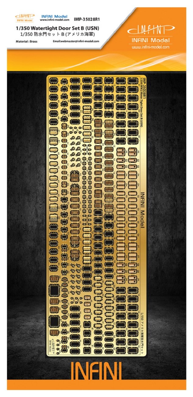 Infini Model 1/350 Scale WWII US Navy Watertight Door Etching Parts