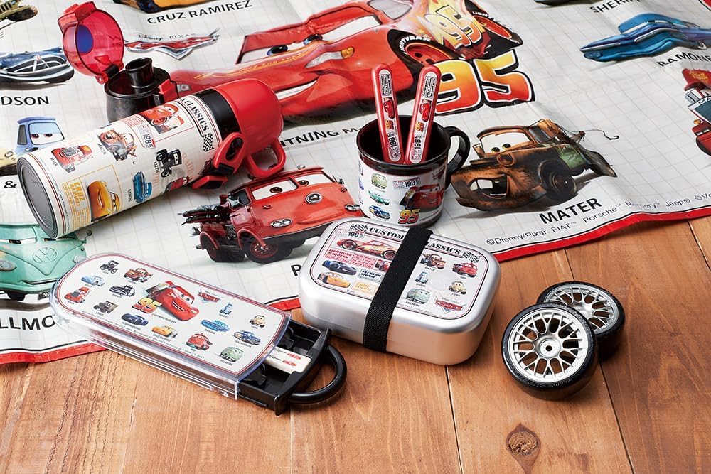 Skater Lunch Box for Kids 370ml with Disney Cars Design