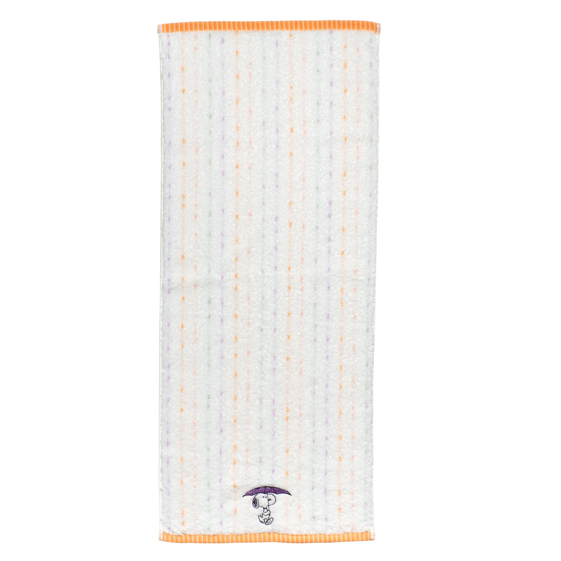 Nishikawa Snoopy Face Towel 34x80cm Soft Cotton Pink