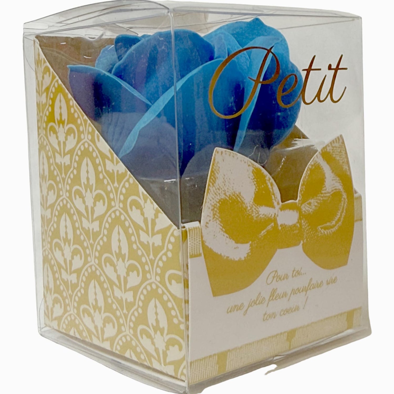 Q-FLA Soap Flower Bath Bomb Gift Blue Rose for Special Occasions