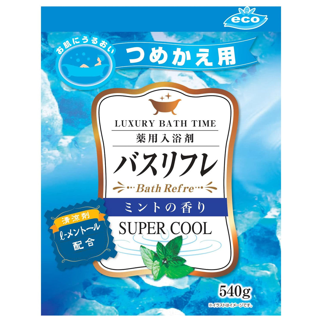 Lion Chemical Bath Refresher Super Cool Bath Additive Refill 540g