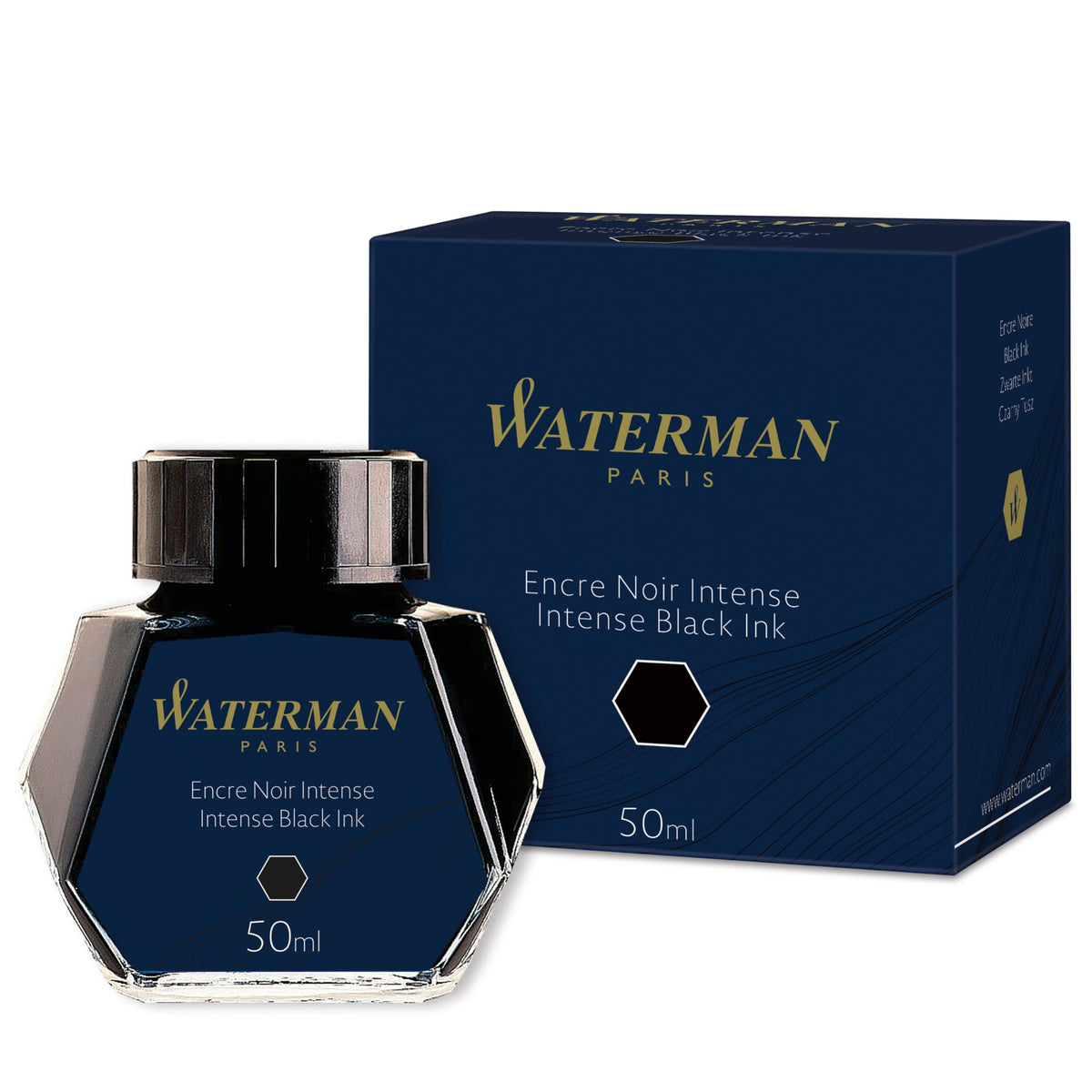 WATERMAN Ink Bottle Black 50ml Premium Quality Ink
