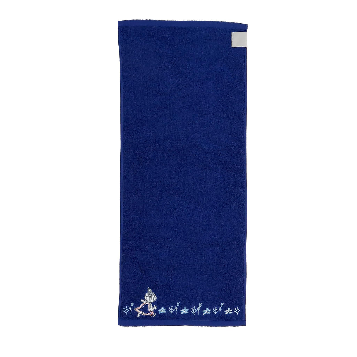 Marushin Face Towel Moomin Navy Garden Organic Cotton Antibacterial