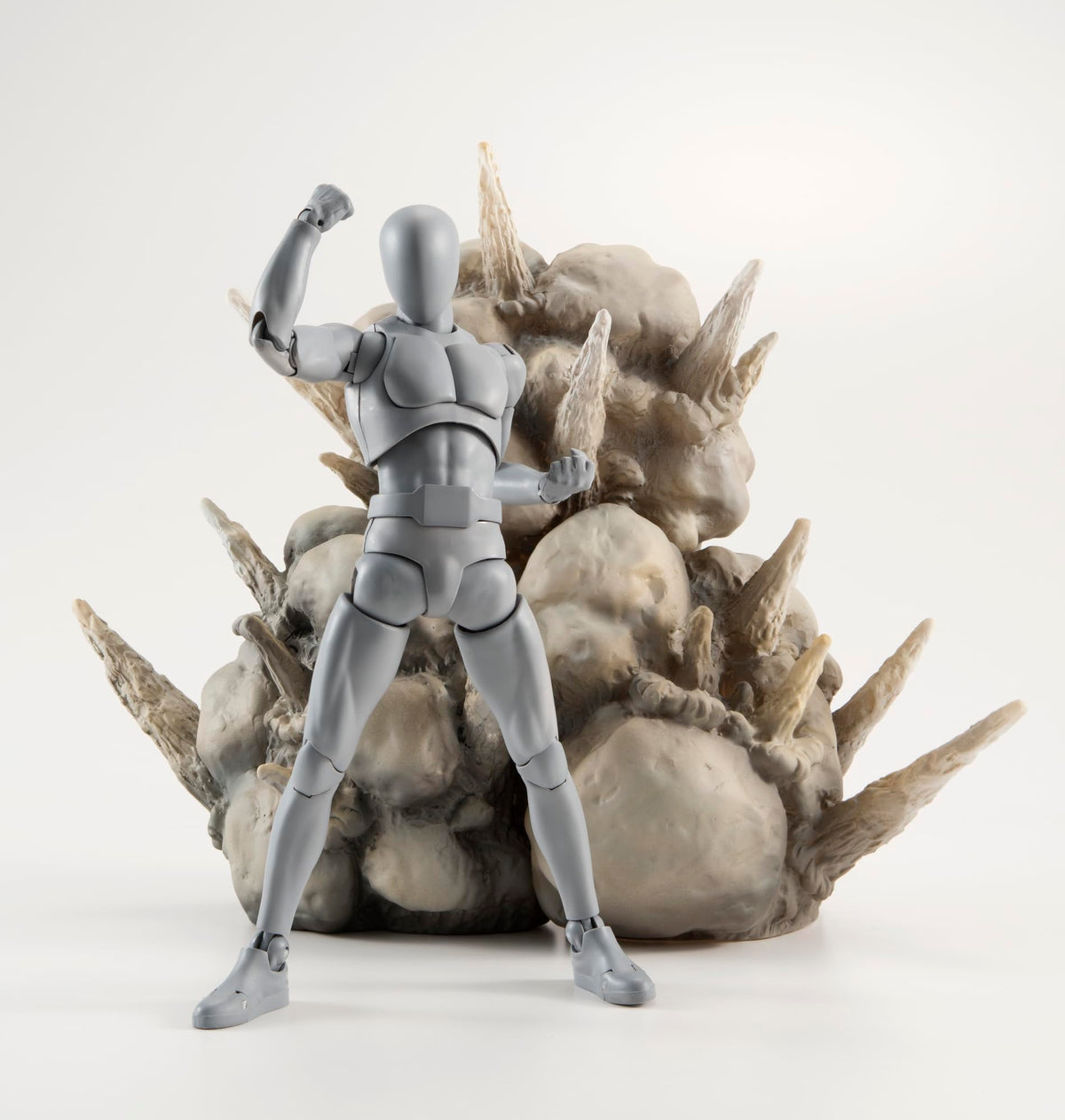 TAMASHII NATIONS Effect Explosion Gray Ver for S.H. Figuarts 100mm