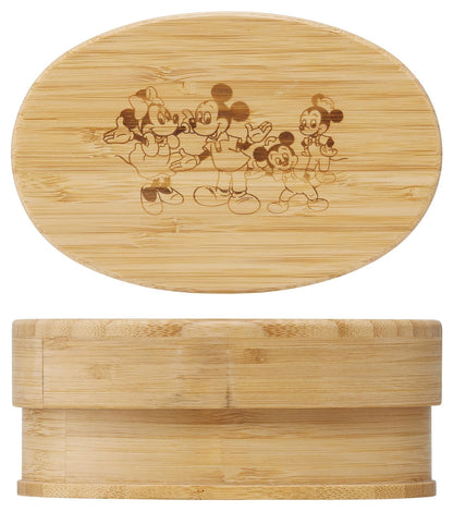 Skater Bamboo Lunch Box 600ml with Dividers and Disney Design