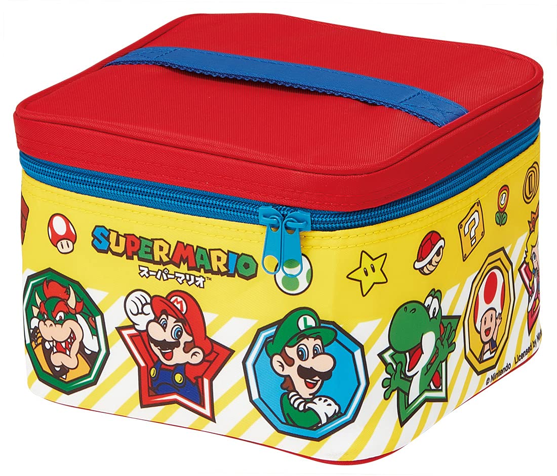 Skater Super Mario Lunch Box with Insulated Bag 2240ml