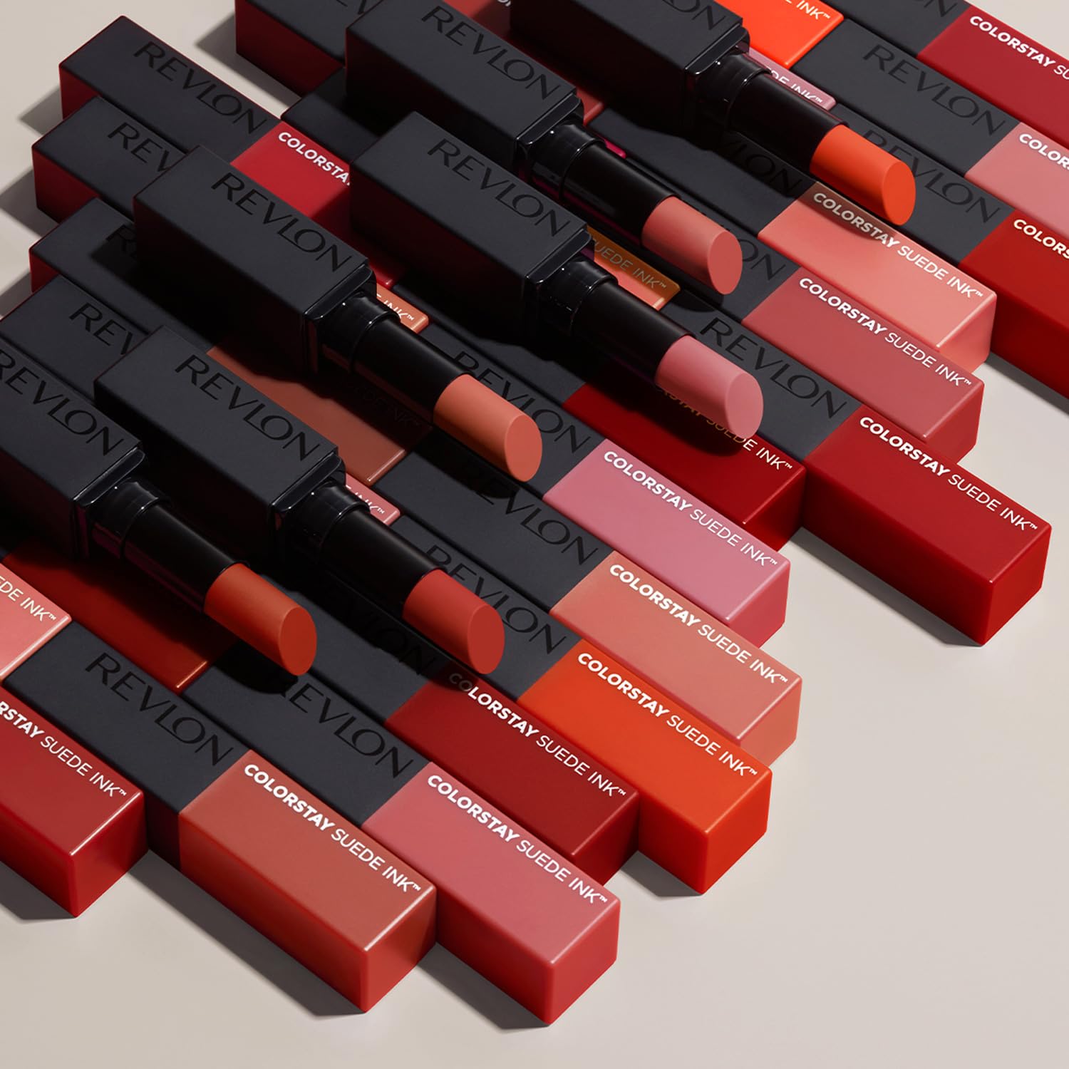 REVLON ColorStay Suede Ink Lipstick Plum Red 2.55g