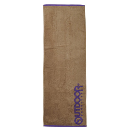 NASTO Outdoor Products Long Face Towel 100% Cotton 31x90cm Beige