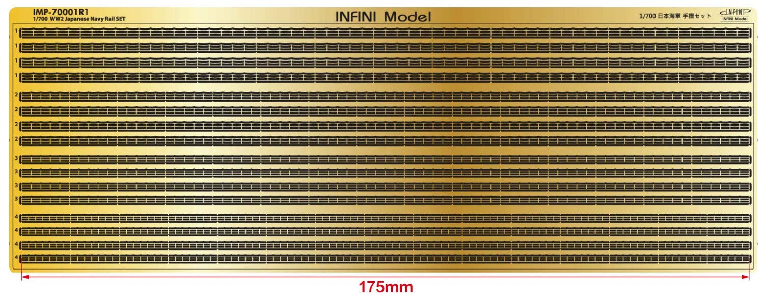 Infinity Models 1/700 Scale Japanese Navy Handrail Set for Model Kits