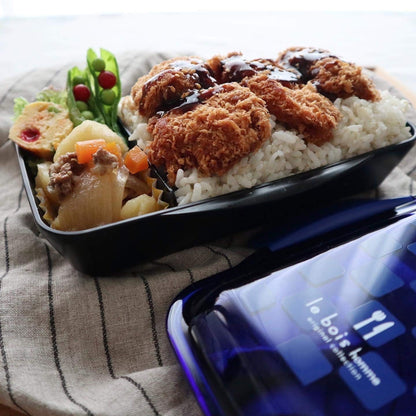 Komorijushi Lunch Box Dome Shape 750ml Blue Made in Japan