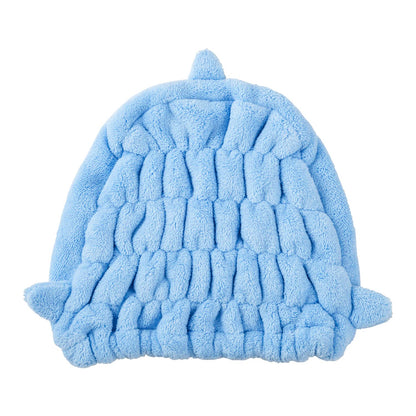 LIV HEART Animal Dolphin Hair Cap Soft Quick-Dry Towel 22cm