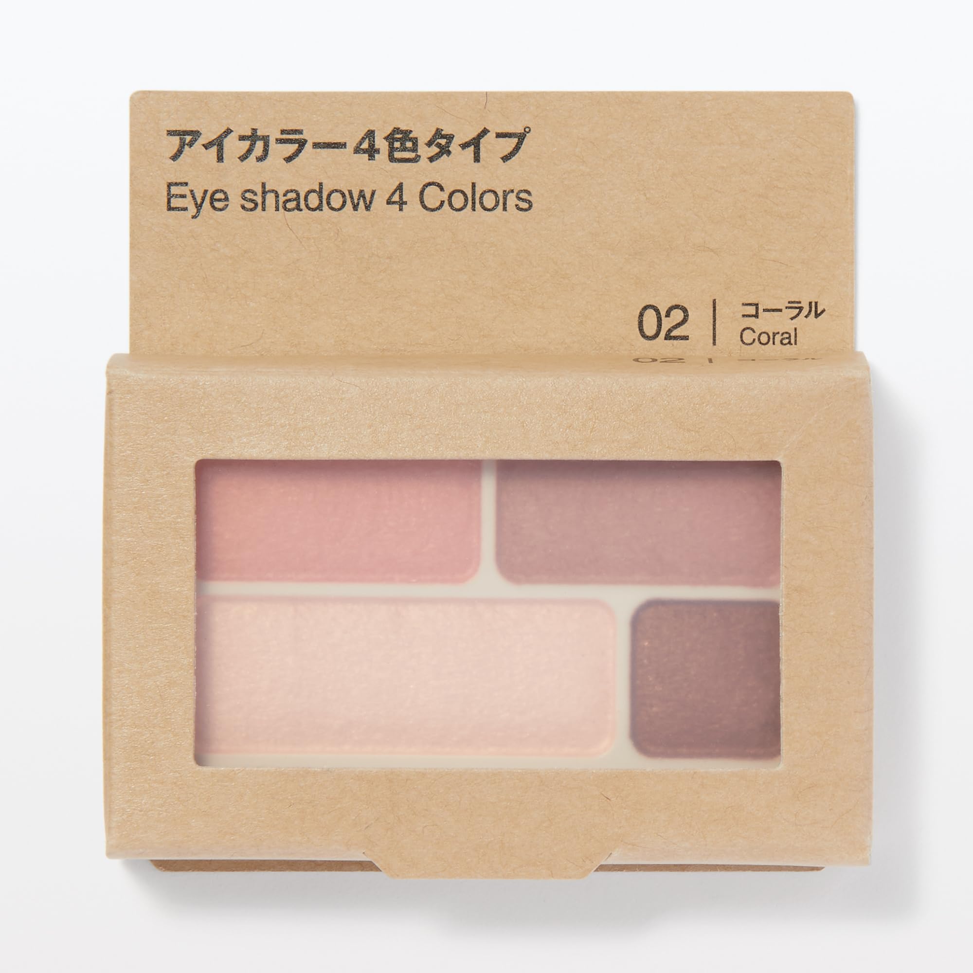 Mujirushiryouhin Eye Color Palette Coral 4.5g