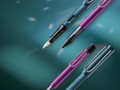 LAMY AL-star Fountain Pen in Black Purple with Ergonomic Grip