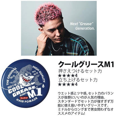 Cool Grease M1 Hair Styling Grease 210g for Strong Hold