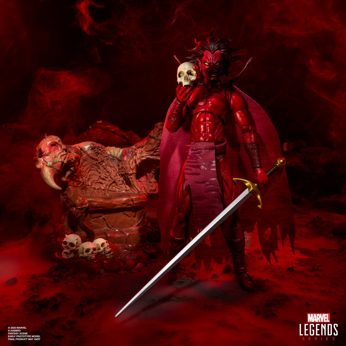 Marvel 15cm Deluxe Mephisto Action Figure with Throne