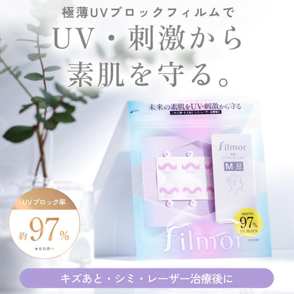 filmor UV Block Patch Film Trial Set with 8 M and 6 L Size
