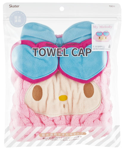 Skater Hair Drying Towel Cap for Quick Drying and Comfort