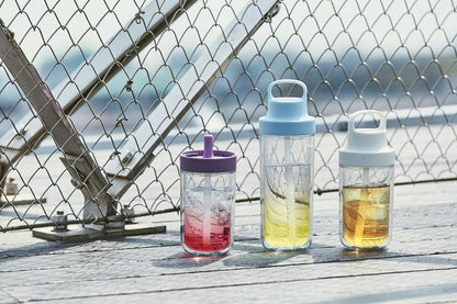 KINTO To-Go Bottle 480ml Yellow Lightweight with Straw