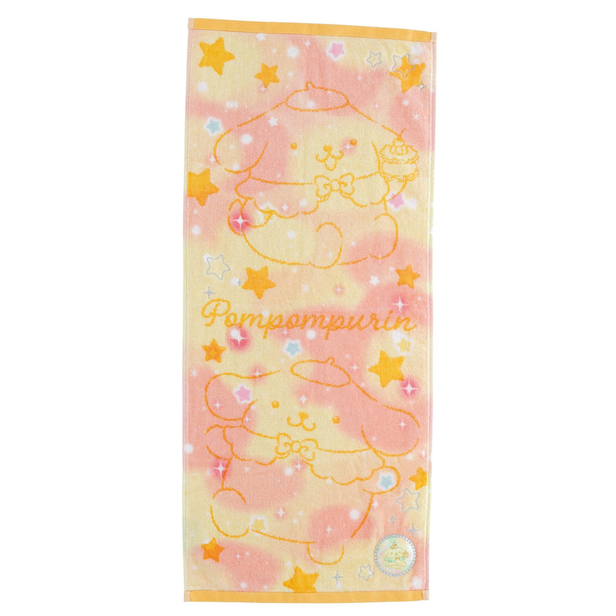 Marushin Face Towel with Sanrio Pompompurin Design 100% Cotton