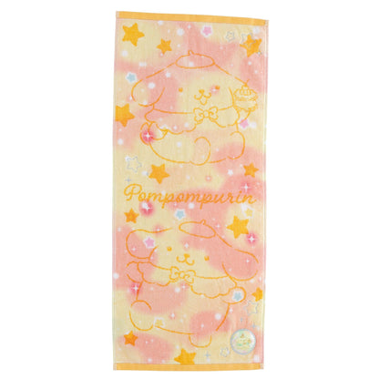 Marushin Face Towel with Sanrio Pompompurin Design 100% Cotton