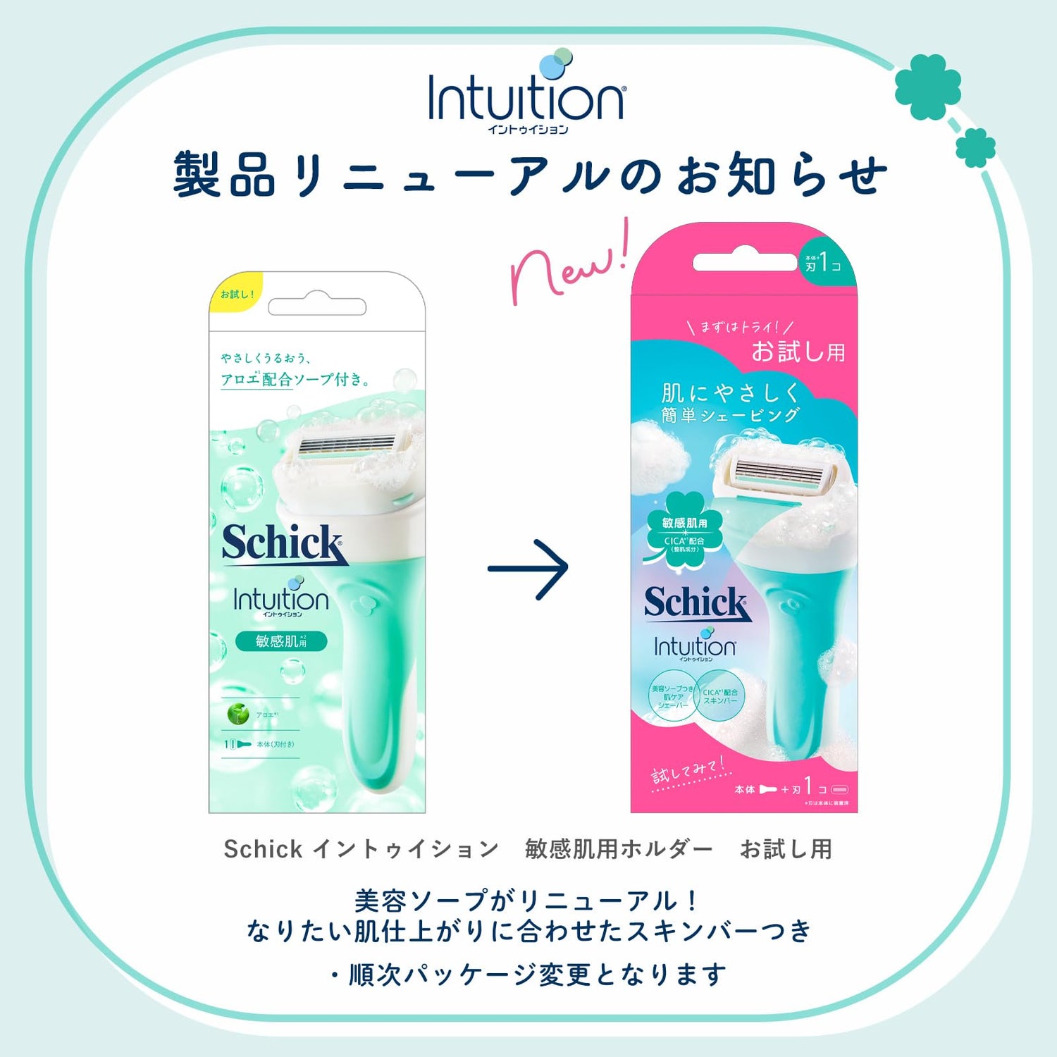 Schick Intuition Sensitive Skin Razor Holder for Women
