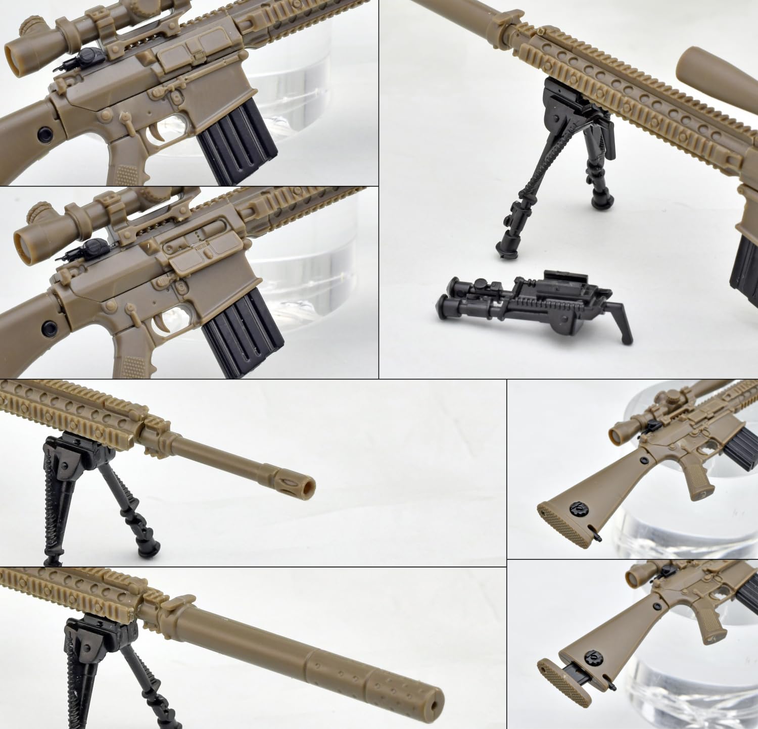TOMYTEC 1/12 Little Armory LA110 M110 SASS Type Model Kit
