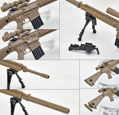 TOMYTEC 1/12 Little Armory LA110 M110 SASS Type Model Kit