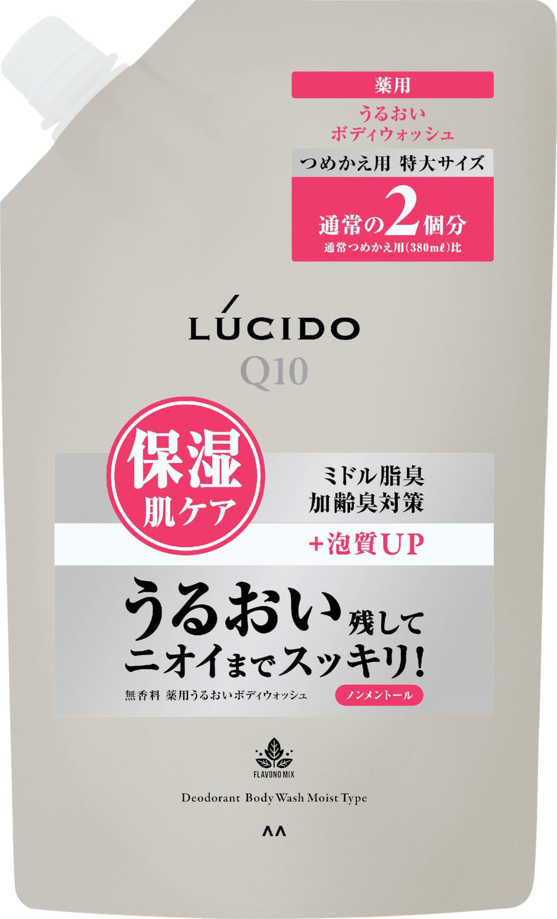 LUCIDO Body Wash for Men 760ml Fragrance-Free Moisturizing Formula