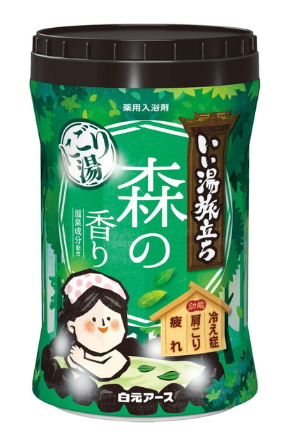 白元アース Soothing Bath Powder 600g with Forest Aroma