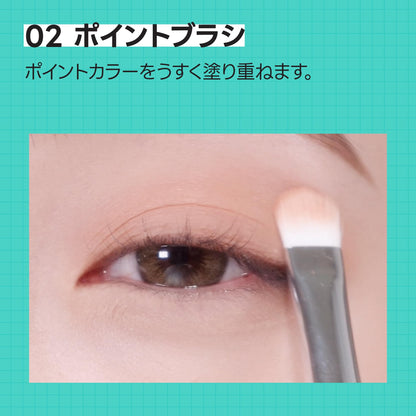 FILLIMILLI Pro Collection Eyebrush Set with Case for Travel