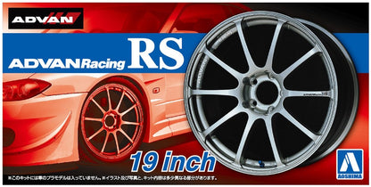 AOSHIMA 1/24 Advan Racing RS 19 Inch Scale Model Parts