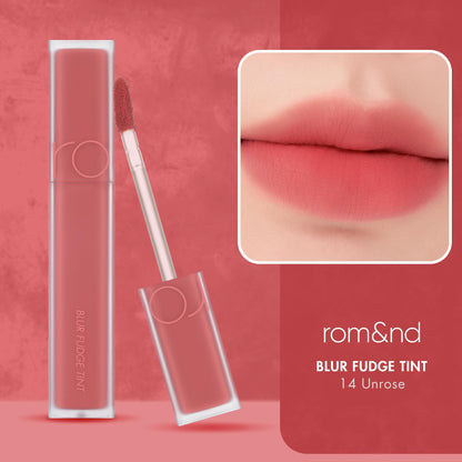 rom&amp;nd BLUR FUDGE TINT 14 UNROSE Lightweight Lip Tint