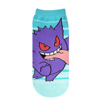 Small Planet Pokemon Character Socks Gengar Striped Design