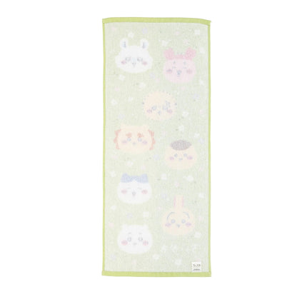 Marushin Face Towel Floral Design with Antibacterial Treatment