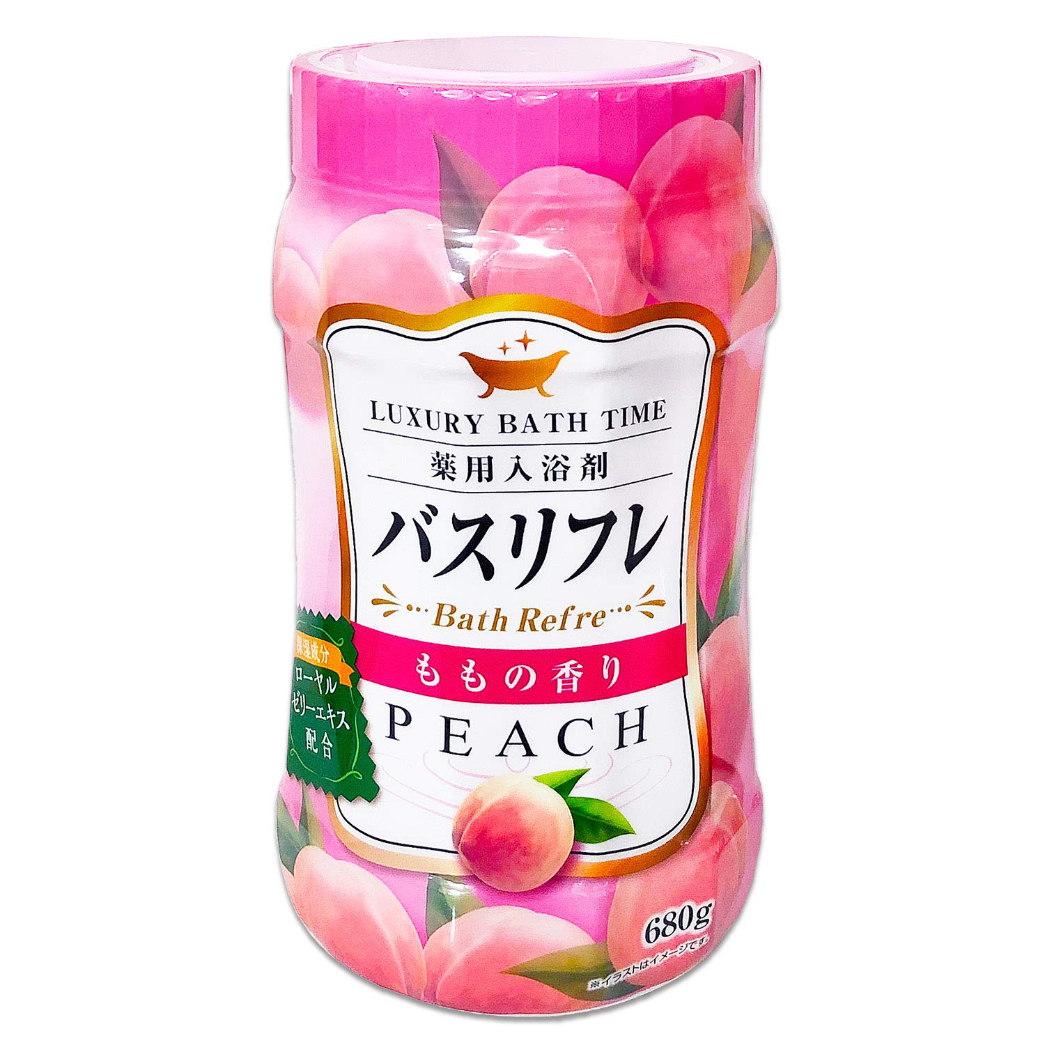 Lion Chemical Bath Refresher Peach Scent Bath Additive 600g