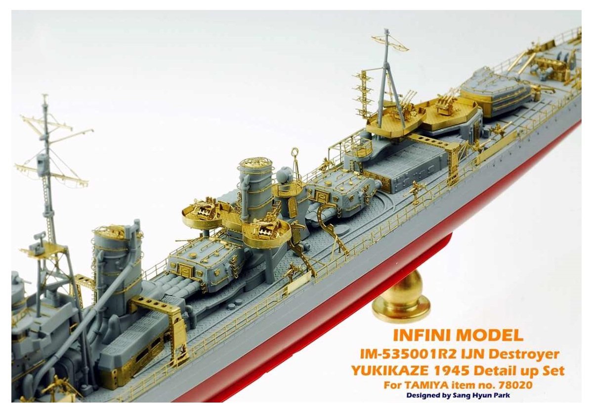 Infini Model 1/350 Scale Detail Parts Set for Japanese Destroyer Yukikaze