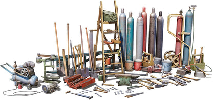Miniart 1/48 Tool Set for Model Building and Crafting
