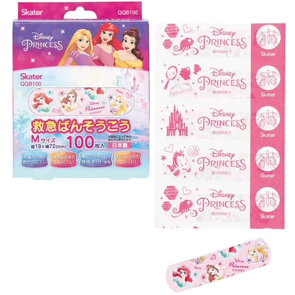 Skater Band-Aids Disney Princess M Size 100 Count