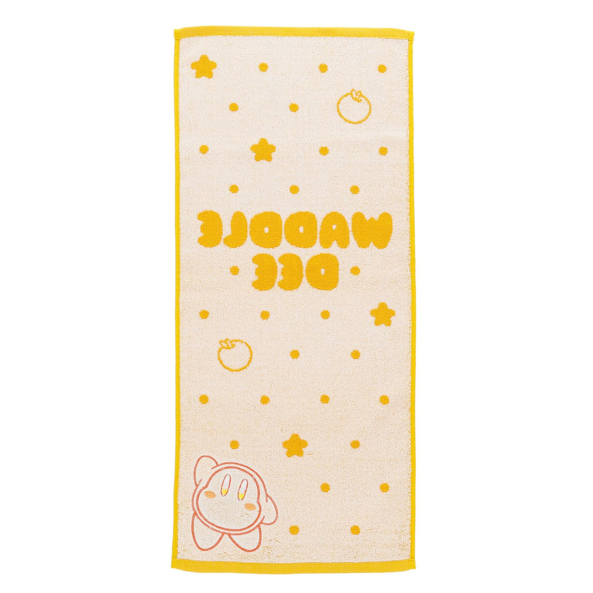 Marushin Face Towel Nintendo Kirby Cosmic Orange Cotton 100%