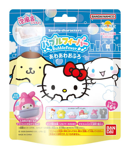 BANDAI Bikkura Tamago Bubble Fever Sanrio Characters Bath Toy Set